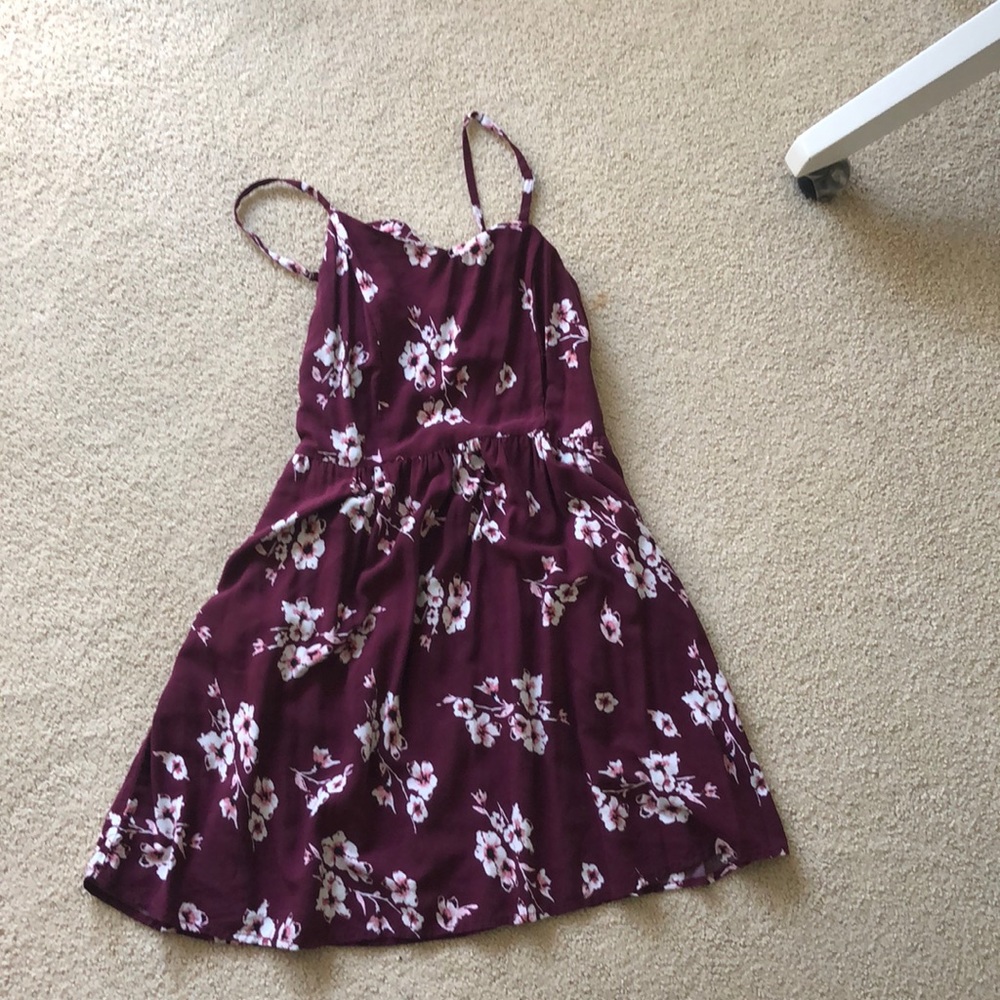 Garage floral mini dress